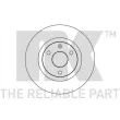 Jeu de 2 disques de frein avant NK 201916 - Visuel 1