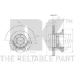 Jeu de 2 disques de frein avant NK 202358 - Visuel 3