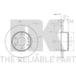 Jeu de 2 disques de frein arrière NK 202359 - Visuel 3