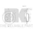 Jeu de 2 disques de frein arrière NK 202583 - Visuel 3