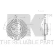 Jeu de 2 disques de frein avant NK 202666 - Visuel 3
