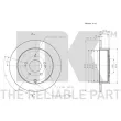 Jeu de 2 disques de frein arrière NK 203053 - Visuel 3