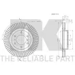 Jeu de 2 disques de frein avant NK 203055 - Visuel 3