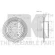 Jeu de 2 disques de frein arrière NK 203056 - Visuel 3