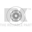 Jeu de 2 disques de frein avant NK 203214 - Visuel 1