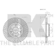 Jeu de 2 disques de frein avant NK 203268 - Visuel 3