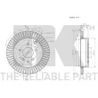 Jeu de 2 disques de frein arrière NK 203276 - Visuel 3