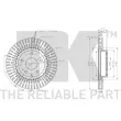 Jeu de 2 disques de frein avant NK 203282 - Visuel 3