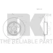 Jeu de 2 disques de frein arrière NK 2033113 - Visuel 3