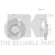 Jeu de 2 disques de frein avant NK 203405 - Visuel 3