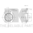 Jeu de 2 disques de frein avant NK 203407 - Visuel 3