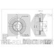 Jeu de 2 disques de frein avant NK 203611 - Visuel 3