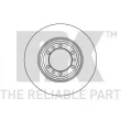 Jeu de 2 disques de frein avant NK 203627 - Visuel 1