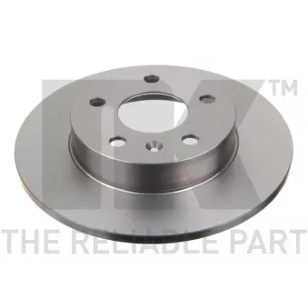 Jeu de 2 disques de frein arrière NK