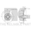 Jeu de 2 disques de frein arrière NK 203917 - Visuel 3