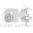 Jeu de 2 disques de frein arrière NK 203931 - Visuel 3
