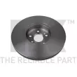 Jeu de 2 disques de frein avant NK 203933 - Visuel 2