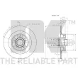 Jeu de 2 disques de frein arrière NK 203943 - Visuel 3