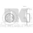 Jeu de 2 disques de frein arrière NK 203978 - Visuel 3