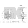 Jeu de 2 disques de frein arrière NK 203989 - Visuel 3