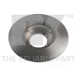Jeu de 2 disques de frein avant NK 204302 - Visuel 2