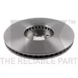 Disque de frein avant gauche NK 2045104 - Visuel 2