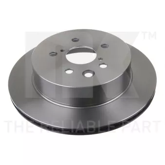 Jeu de 2 disques de frein arrière NK 2045106