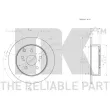 Jeu de 2 disques de frein arrière NK 2045126 - Visuel 3
