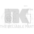 Jeu de 2 disques de frein arrière NK 2045144 - Visuel 3