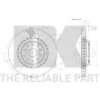 Disque de frein avant gauche NK 2045146 - Visuel 3