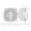 Jeu de 2 disques de frein arrière NK 2045152 - Visuel 3