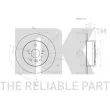 Jeu de 2 disques de frein arrière NK 2045159 - Visuel 3