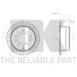 Jeu de 2 disques de frein arrière NK 2045161 - Visuel 3