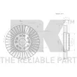 Jeu de 2 disques de frein avant NK 2045165 - Visuel 2