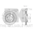 Jeu de 2 disques de frein avant NK 204561 - Visuel 2