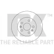 Jeu de 2 disques de frein avant NK 204708 - Visuel 1