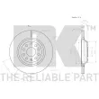 Jeu de 2 disques de frein arrière NK 2047136 - Visuel 3
