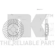 Jeu de 2 disques de frein avant NK 2047157 - Visuel 3