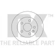 Jeu de 2 disques de frein avant NK 204731 - Visuel 1
