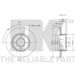 Jeu de 2 disques de frein avant NK 204737 - Visuel 3