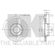 Jeu de 2 disques de frein avant NK 204740 - Visuel 3