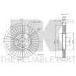 Jeu de 2 disques de frein avant NK 204753 - Visuel 3