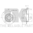 Jeu de 2 disques de frein arrière NK 204777 - Visuel 3