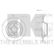 Jeu de 2 disques de frein arrière NK 204859 - Visuel 3