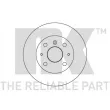Jeu de 2 disques de frein avant NK 205105 - Visuel 1