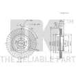 Jeu de 2 disques de frein avant NK 209305 - Visuel 3