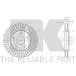 Jeu de 2 disques de frein avant NK 209333 - Visuel 3
