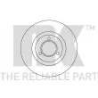 Jeu de 2 disques de frein avant NK 209901 - Visuel 1