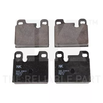 Jeu de 4 plaquettes de frein arrière NK 221511