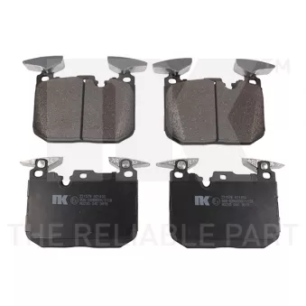 Jeu de 4 plaquettes de frein avant NK 221578